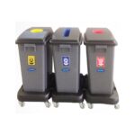 Recycling Bin with Wheel Base 60 ltr