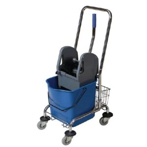 Single Bucket Trolley - Chromed