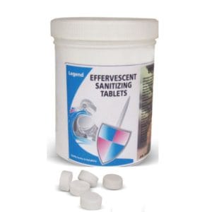 EFFERVESCENT SANITIZING TABLETS