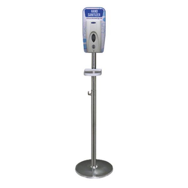 Dispenser-Sensor-Sanitizer-with-Stand-Stainless-Steel