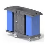 Janitorial Trolley With Antibacterial Plastic