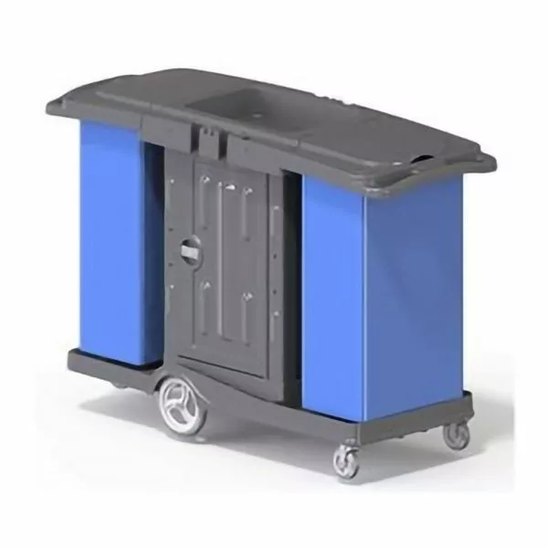 Janitorial-Trolley-With-Antibacterial-Plastic image