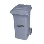 pedal-dust-bin-with-wheels-lid-120 litter