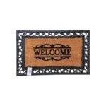 welcome double door mats