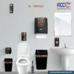 Dispenser toilet tissue mini t-box wooden tiles