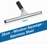 Window Squeeze - Stainless Steel
