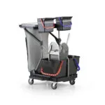 DOUBLE BUCKET TROLLEY WITH BAG
