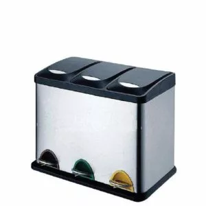 Recycling Bin 3 Compartment