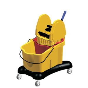 Single Bucket Trolley - Yellow with Inner Bucket