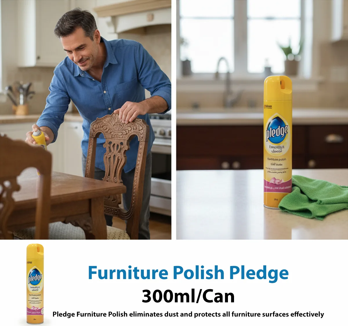 Furniture Polish Pledge – 300ml/Can