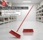 Hard Brush With Handle - 60cms