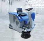 Industrial Power Sweeper Machine, Fiorentini Brand – Model S 28 B (Battery)