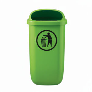 Pole Mounted Hanging Bin - 50Ltrs - Green