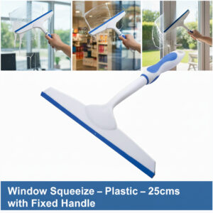 Window Squeeze – Plastic – 25cms with Fixed Handle