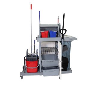 Multi Functional Cleaning Trolley front side image