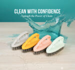 Kitchen and Floor Cleaning Brush Plastic with Handle