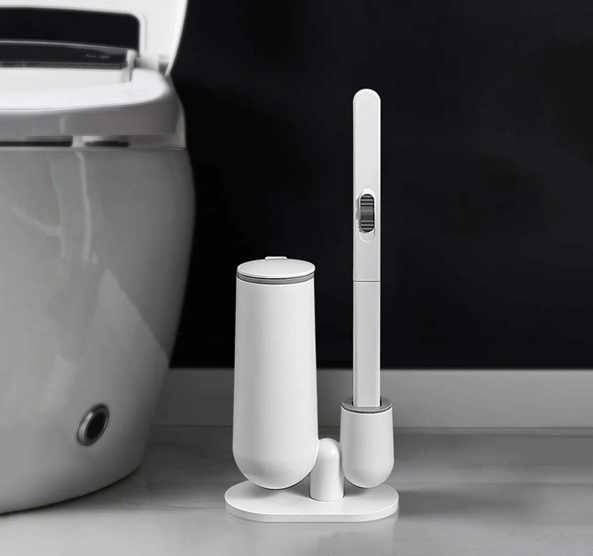 Toilet Brush Plastic with Disposable Heads