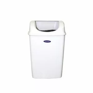 wall mounted bin white