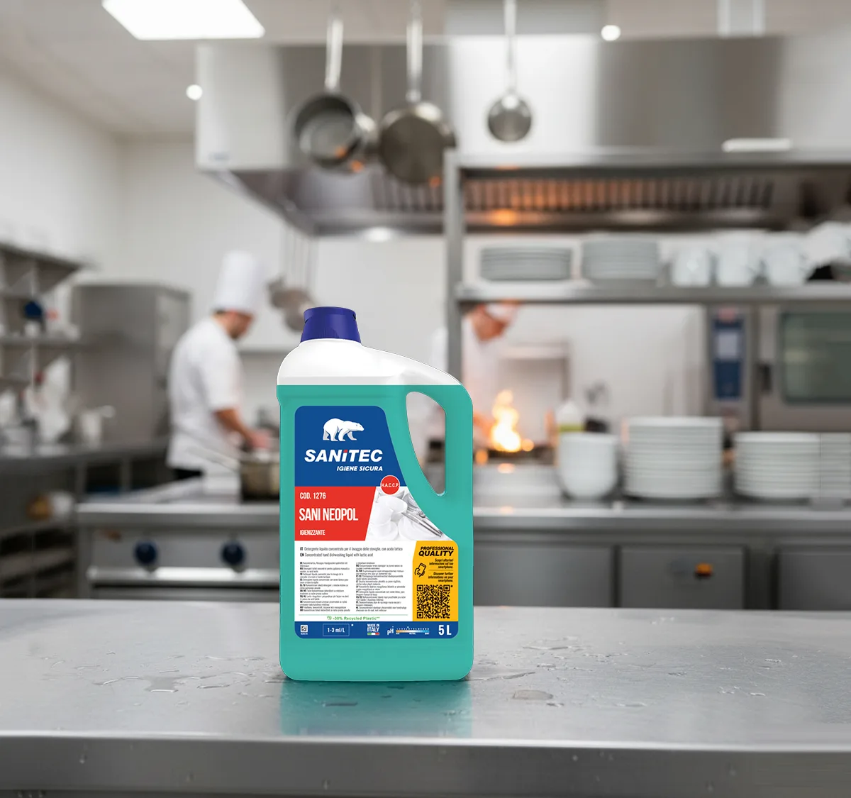 Dishwashing Liquid Manual Concentrated With Lactic Acid - 5Ltrs – 1276