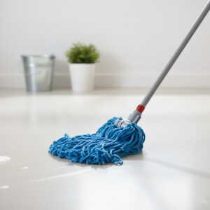 Antibacterial Microfibre Wet Mop – 150g | Blue (101750)