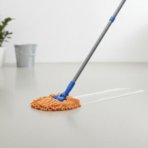 Antibacterial Microfibre Wet Mop – 150g | Orange (101750)