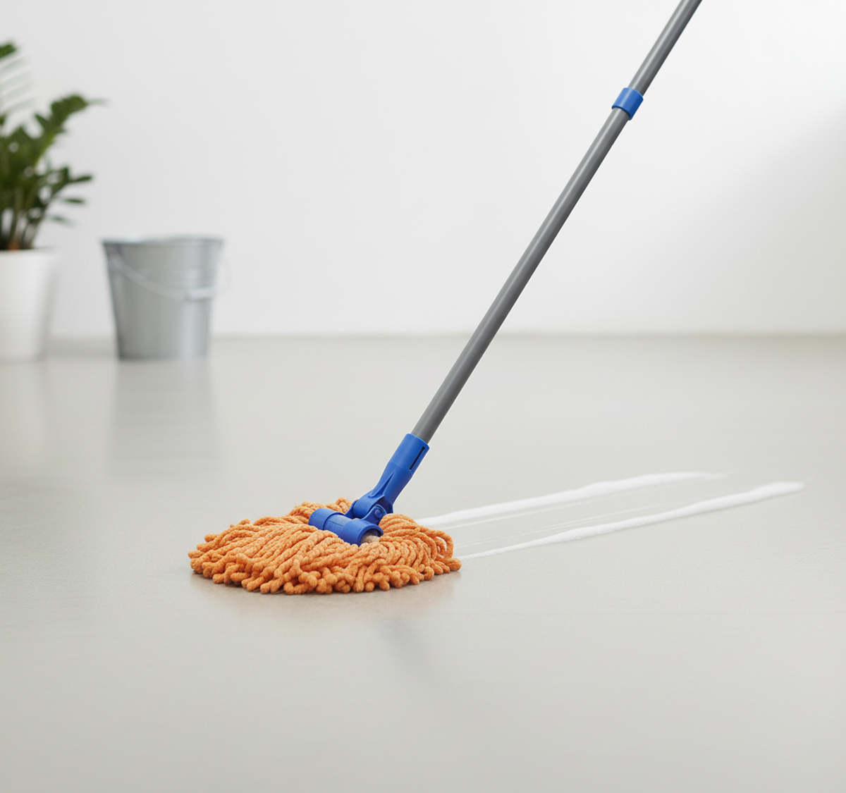 antibacterial-microfibre-wet-mop-150g-orange-(101750)-2 Antibacterial Microfibre Wet Mop – 150g | Orange (101750)