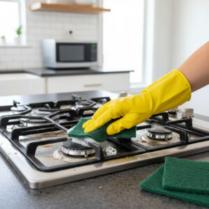 Green Scouring Pad 15×15 Cm