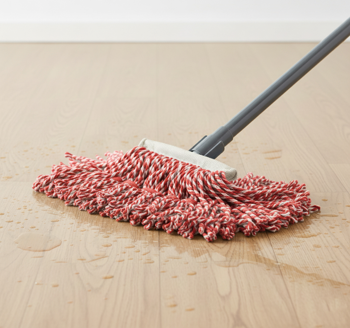 microfibre-kent-mop-looped-end-w-band-200gm-red-white-2 Microfibre Kent Mop – Looped End with Band (200g) | Red-White – Model 209000