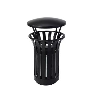 Trash Bin, Litter Bin | Recycle Bin Metal - Black | MAX - SN23C