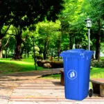 120ltr–blue–garbage-drums-with-lid-wheels