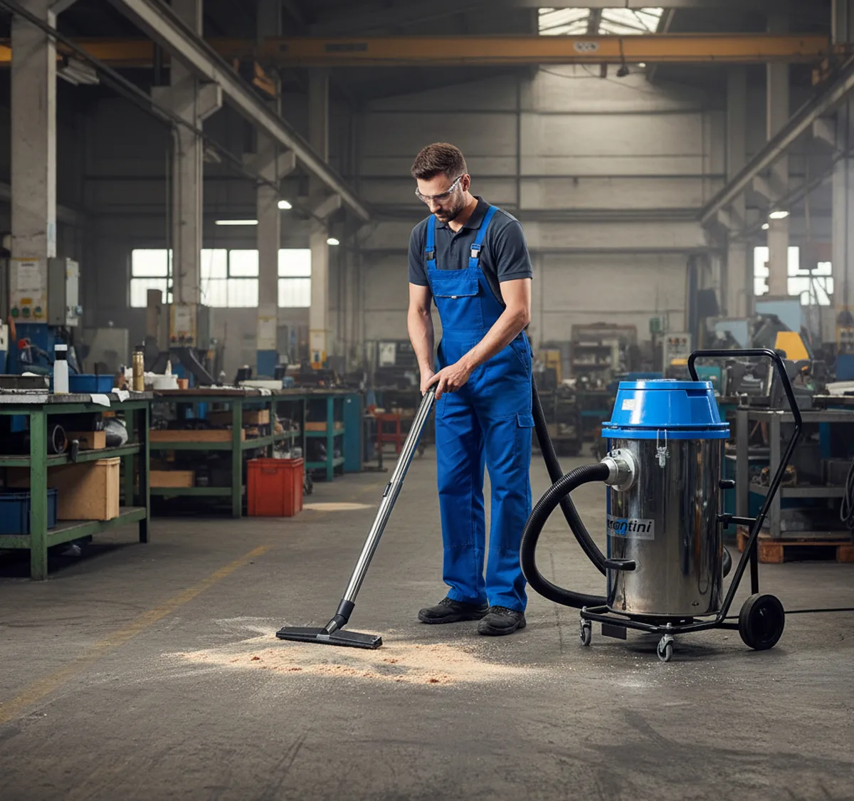 Vacuum Cleaner, Industrial – Wet & Dry – Fiorentini Brand – F46H1