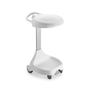 Plastic Bag Holding Trolley | Trolley Waste Collection With Cover Delta - 120 L