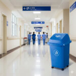Garbage-bin-with-Moving-Lid—Blue