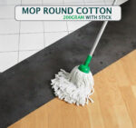 Mop Round Cotton – 200gram with Stick