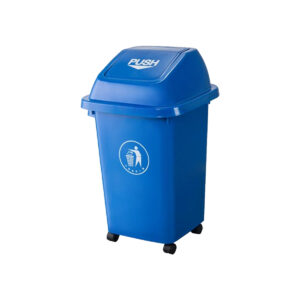 Garbage bin with Moving Lid - Blue