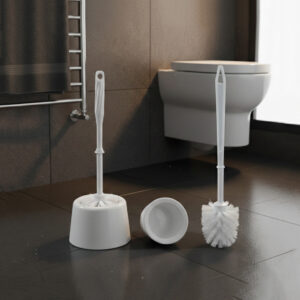 Toilet Brush with Holder – Hygenic, easy & Mess -Free cleaning