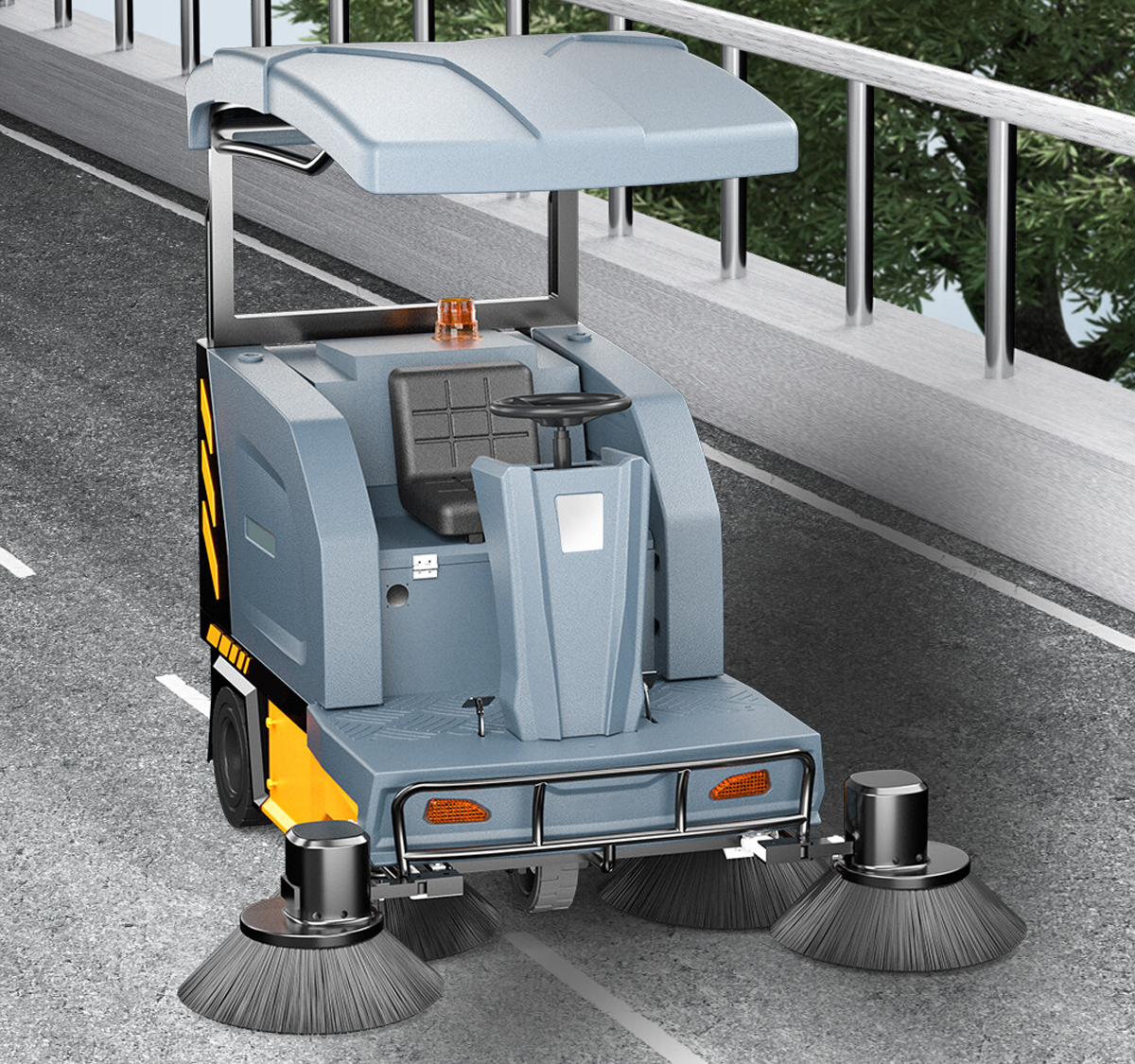 cleanplus-ride-on-floor-sweeper-machine–u190p-2 Cleanplus Ride-on Floor Sweeper Machine – U190P