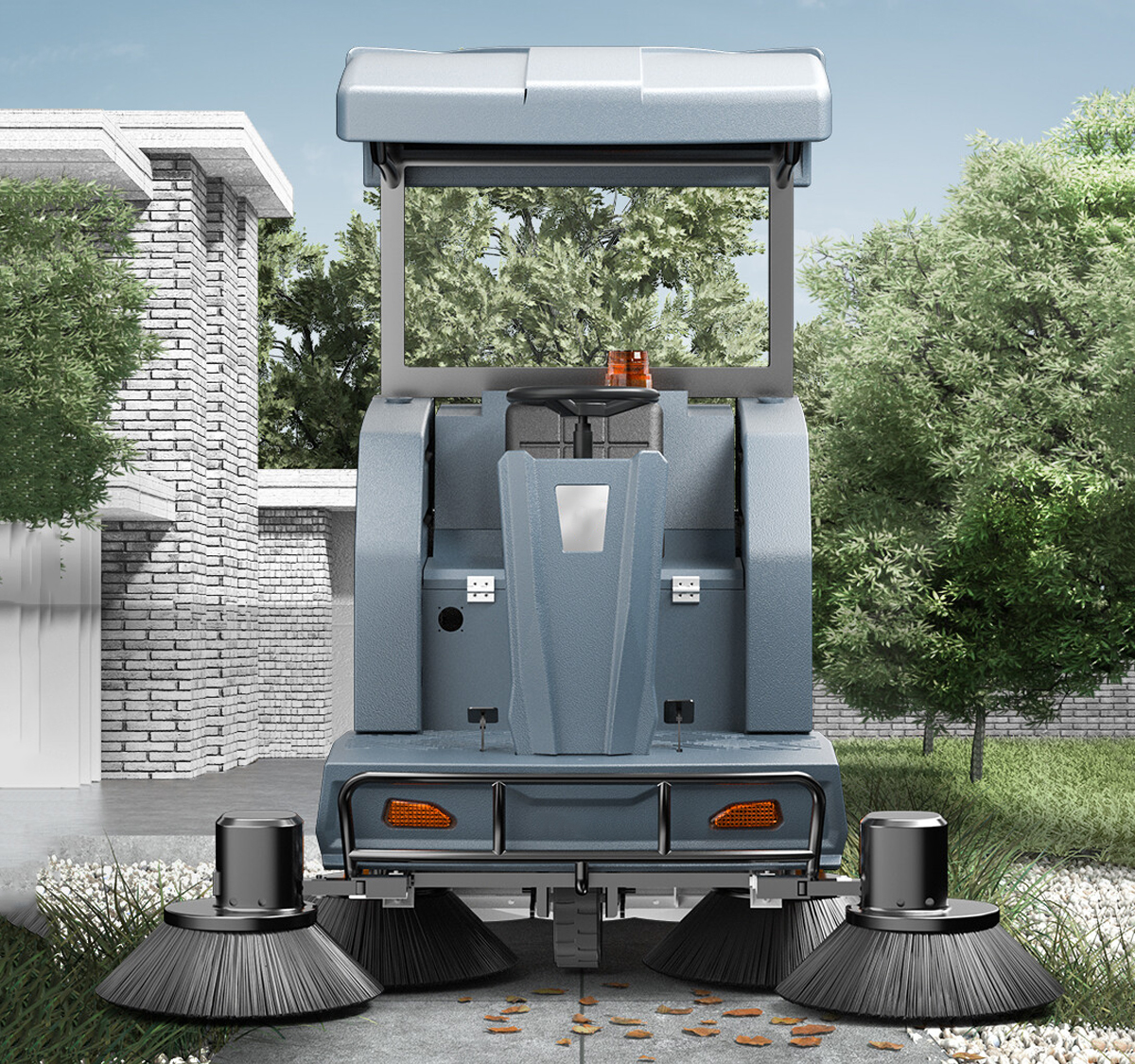 cleanplus-ride-on-floor-sweeper-machine–u190p-3 Cleanplus Ride-on Floor Sweeper Machine – U190P