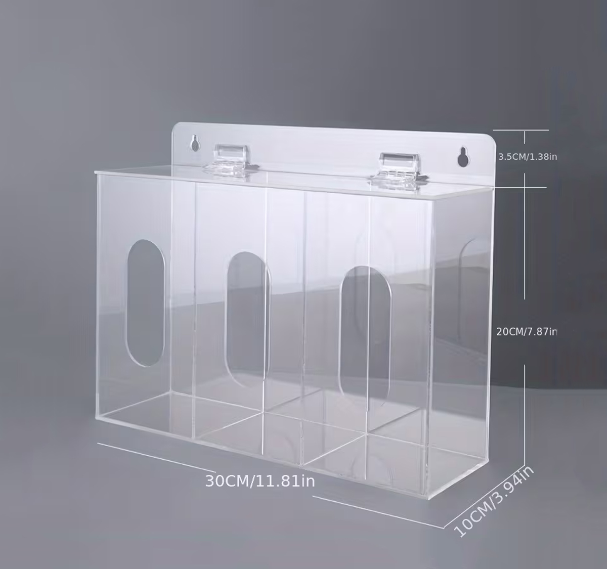 glove-holder-mask-storage-box-wall-mounted-gloves-dispenser-3 Glove Holder Mask Storage Box Wall Mounted Gloves Dispenser